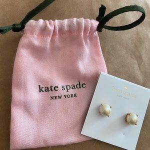Kate Spade Pearl Earrings Gold